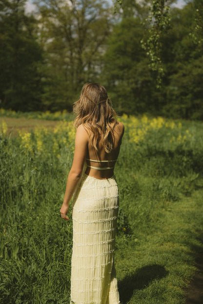 VESTIDO AMARILLO MANTEQUILLA