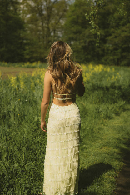 VESTIDO AMARILLO MANTEQUILLA