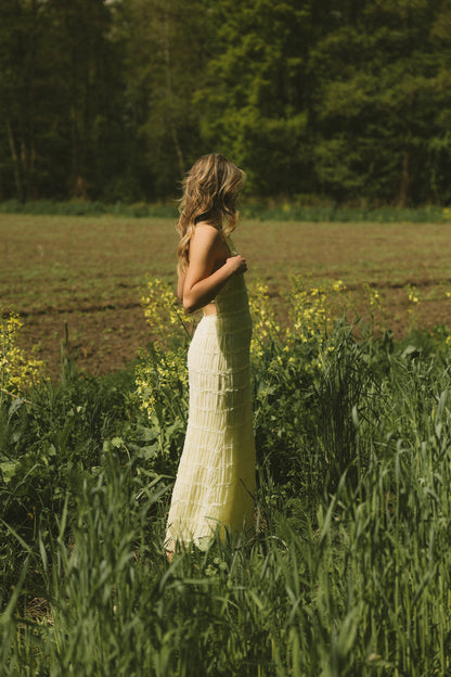 VESTIDO AMARILLO MANTEQUILLA