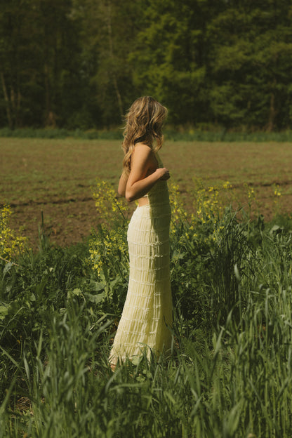 VESTIDO AMARILLO MANTEQUILLA