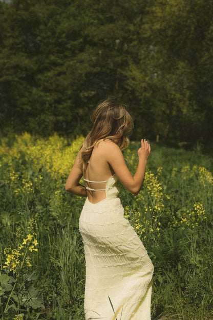 VESTIDO AMARILLO MANTEQUILLA