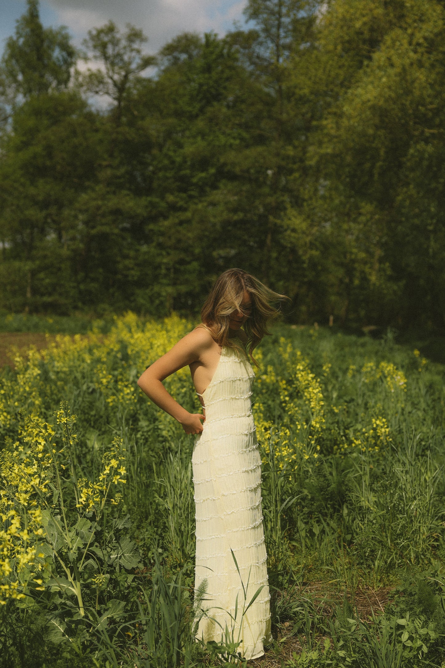 VESTIDO AMARILLO MANTEQUILLA