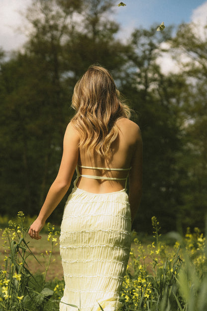 VESTIDO AMARILLO MANTEQUILLA