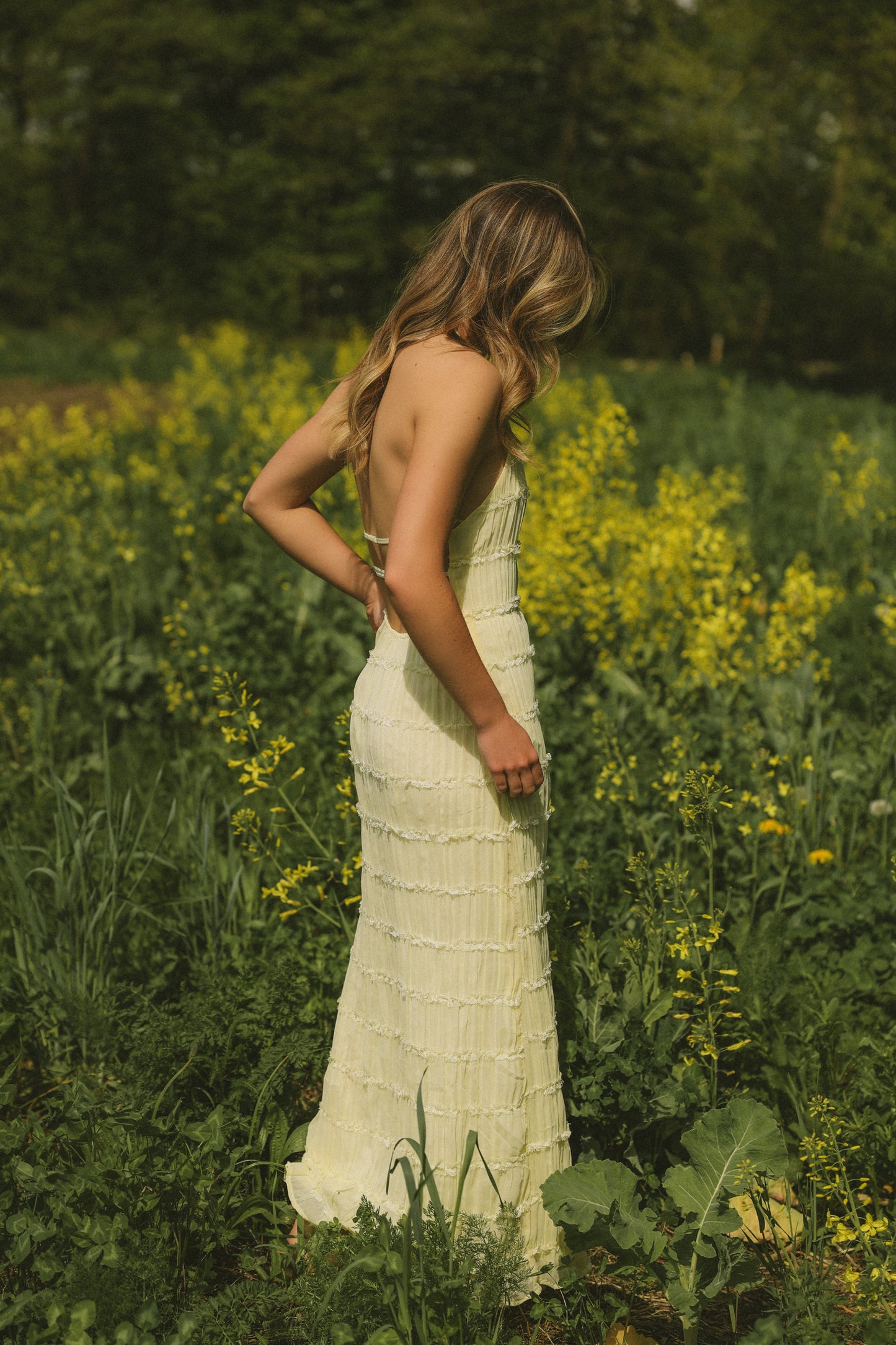 VESTIDO AMARILLO MANTEQUILLA