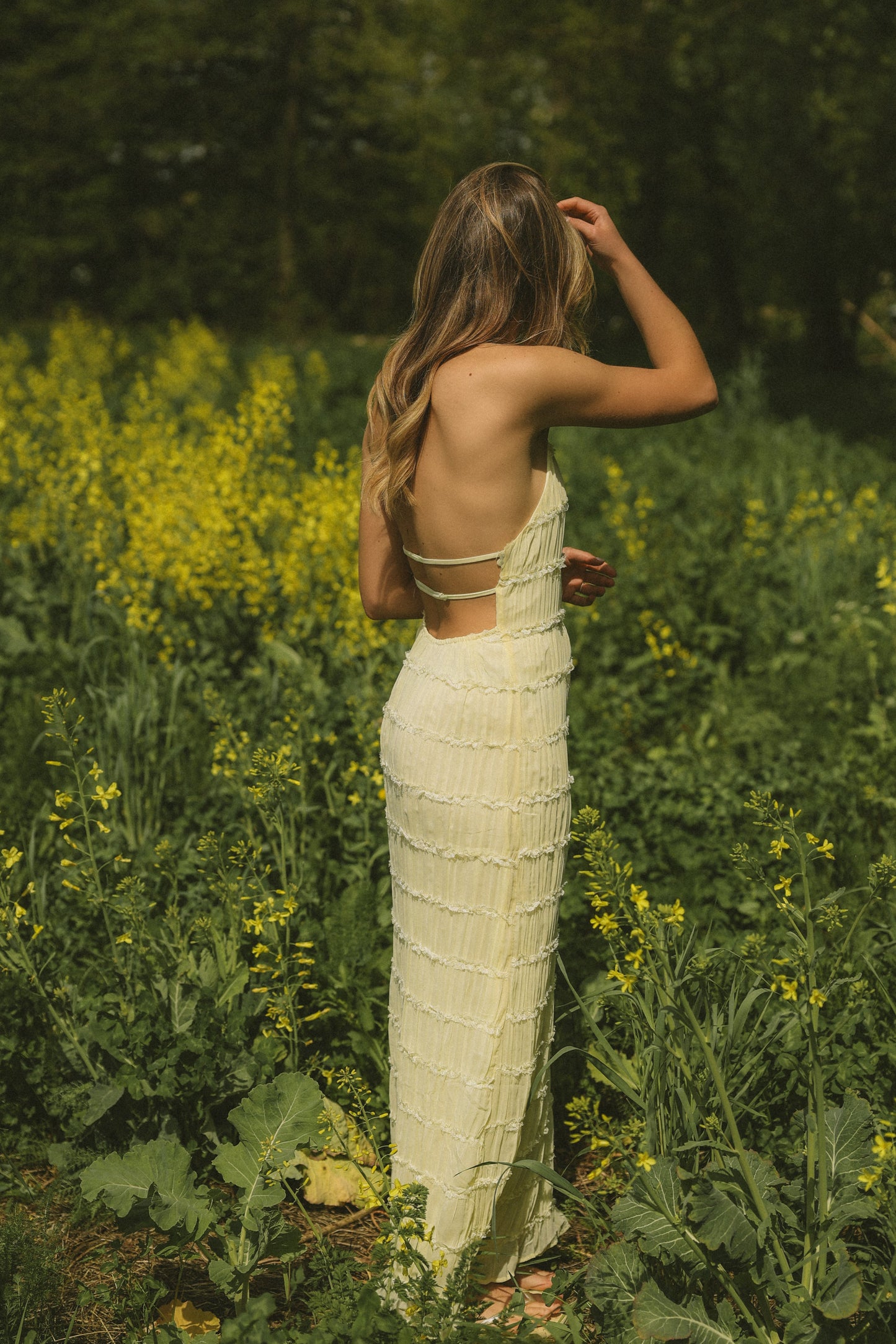 VESTIDO AMARILLO MANTEQUILLA