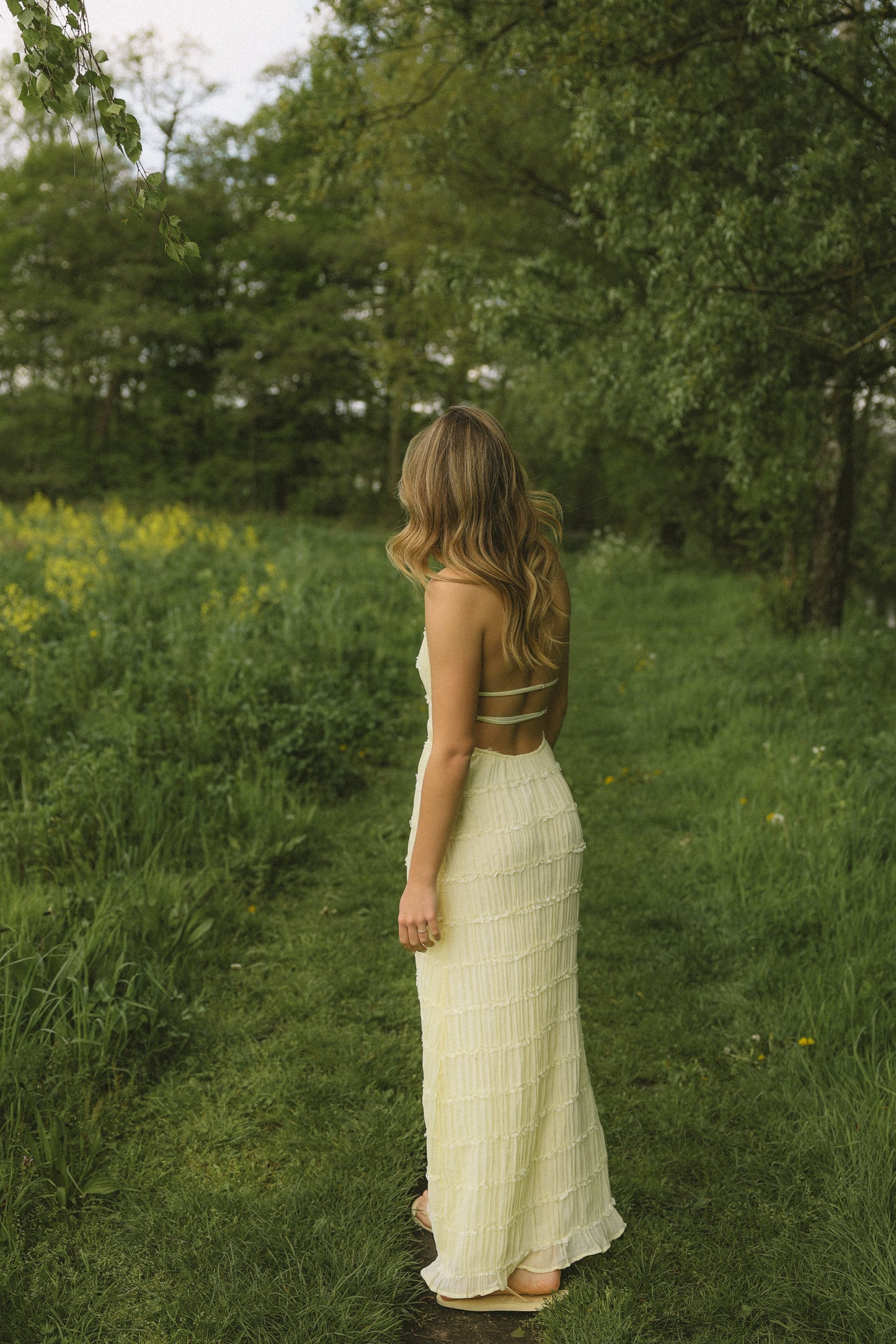 VESTIDO AMARILLO MANTEQUILLA