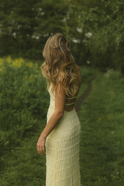 VESTIDO AMARILLO MANTEQUILLA