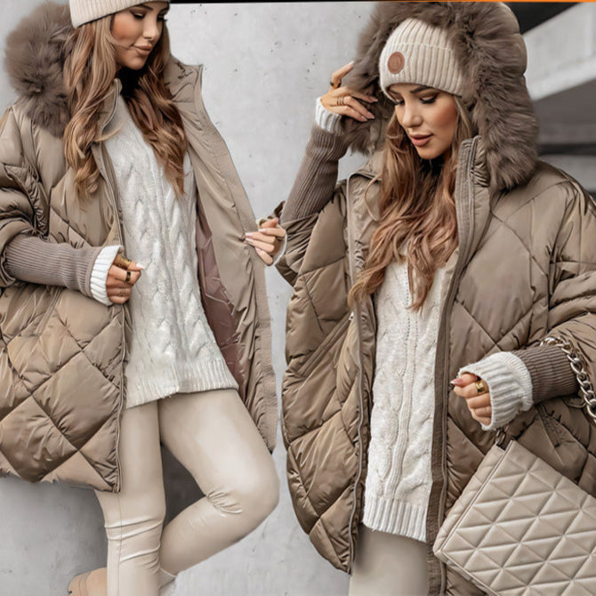 ABRIGO MUJER-MANGAS DE PUNTO