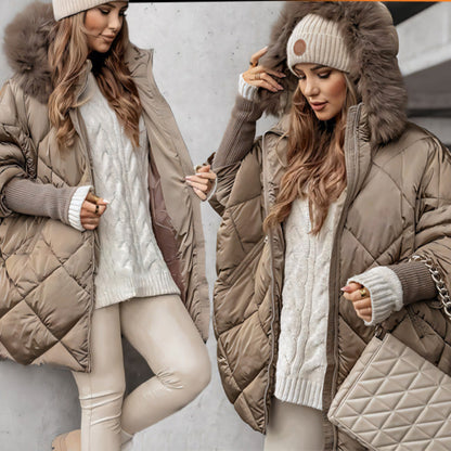 ABRIGO MUJER-MANGAS DE PUNTO