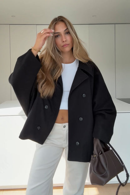 CHAQUETA OVERSIZE NEGRA