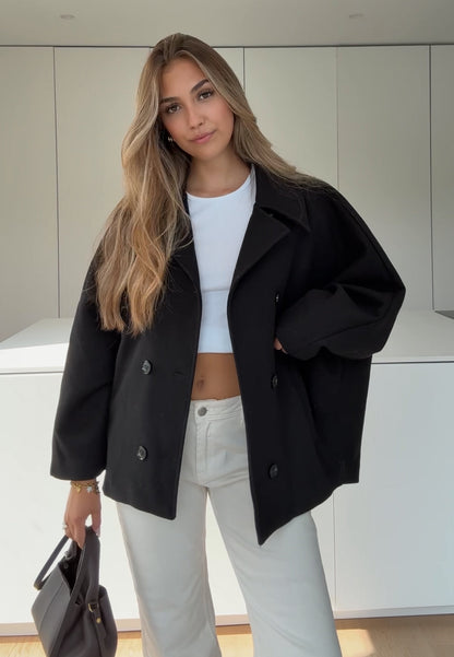 CHAQUETA OVERSIZE NEGRA