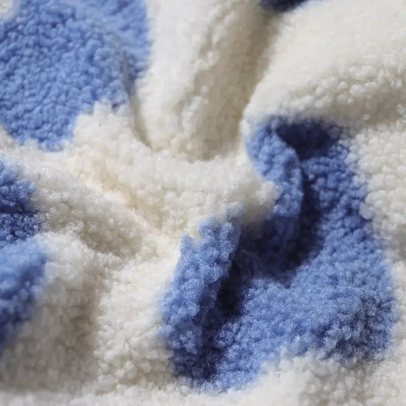 CHAQUETA REVERSIBLE CON CORAZONES