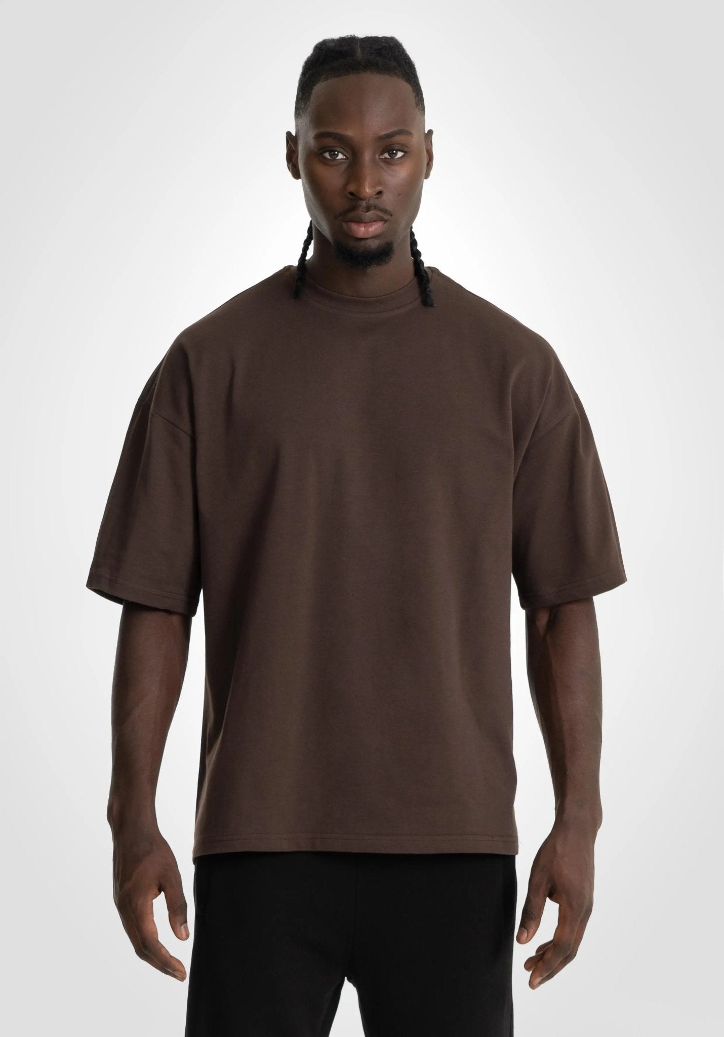 CAMISETA OVERSIZE MARRON
