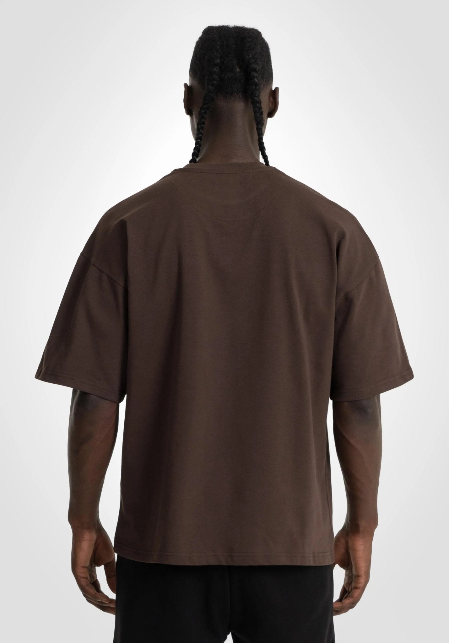CAMISETA OVERSIZE MARRON