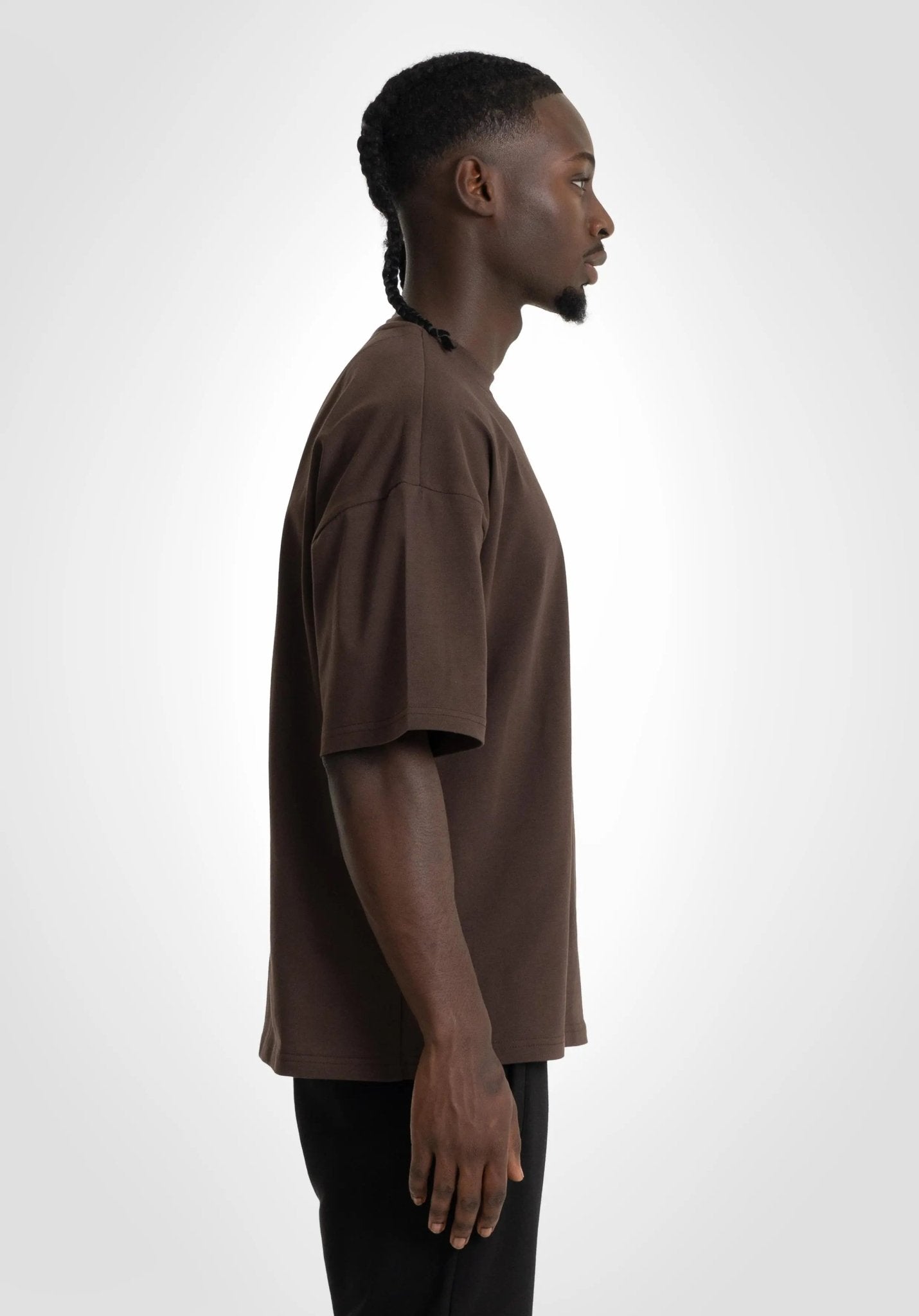 CAMISETA OVERSIZE MARRON