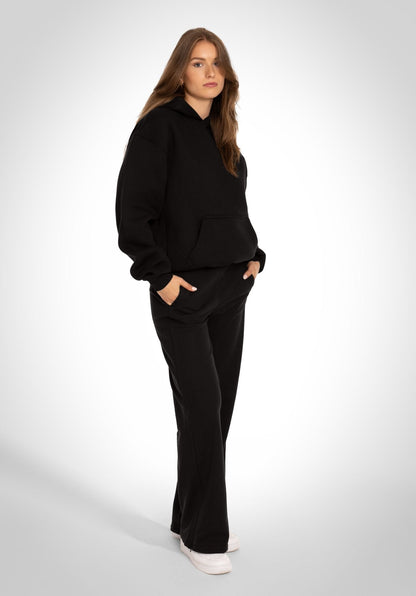 SUDADERA OVERSICE NEGRA