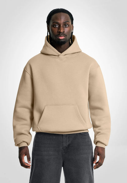 SUDADERA OVERSIZE BEIGE