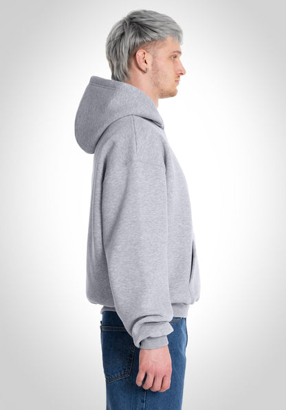 SUDADERA OVERSIZE GRIS