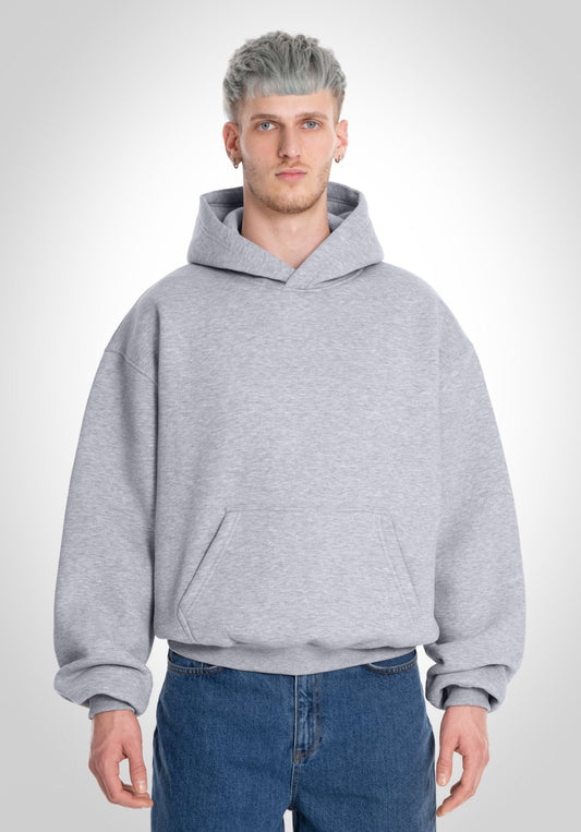 SUDADERA OVERSIZE GRIS